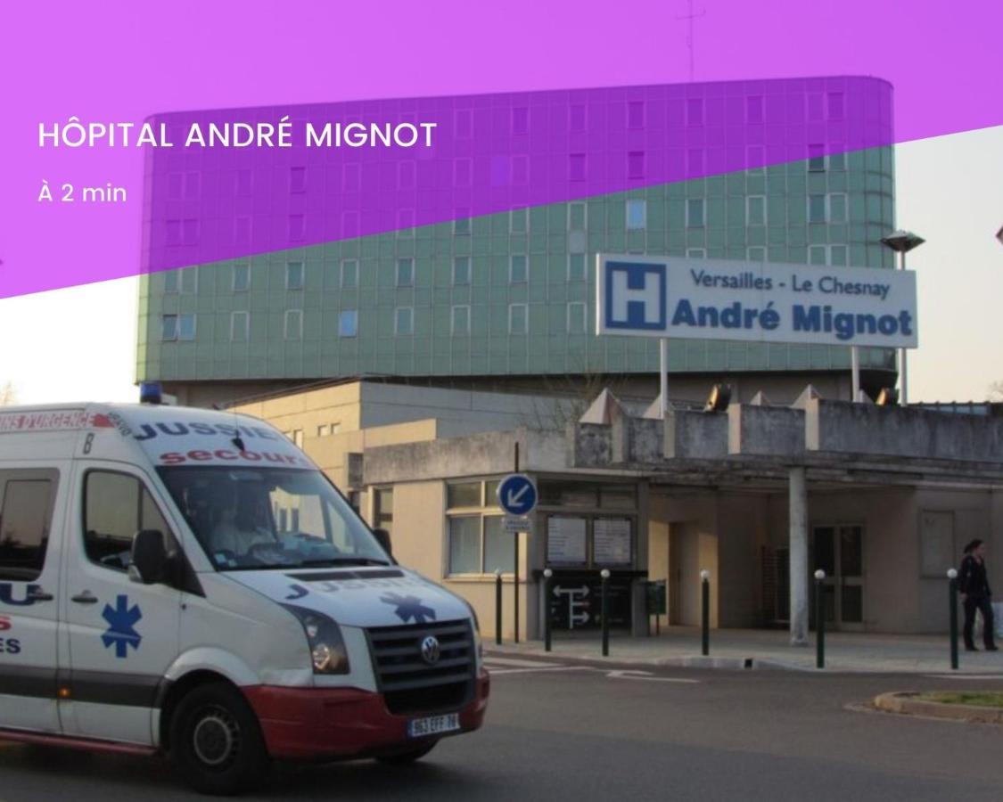 Le Cocon Des Couples Tout Proche Versailles - En Face De L'Hopital Mignot 勒谢奈 外观 照片